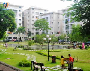 Hệ tiện ích ngoại khu hoàn chỉnh khu đô thị làng hoa Tiền Phong