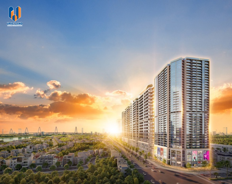 Nhà cao tầng khu đô thị làng hoa Tiền Phong