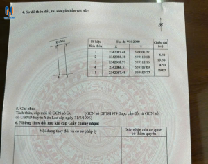 Thông tin chi tiết lô đất nền Yên Lạc Vĩnh Phúc